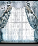 Printed darkout Roller Blinds / Window Blinds width 4.5 feet x length 5 feet