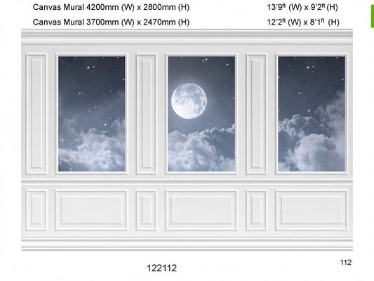 Canvas Wall Mural / 3D Art 14x10 ft - Design 7